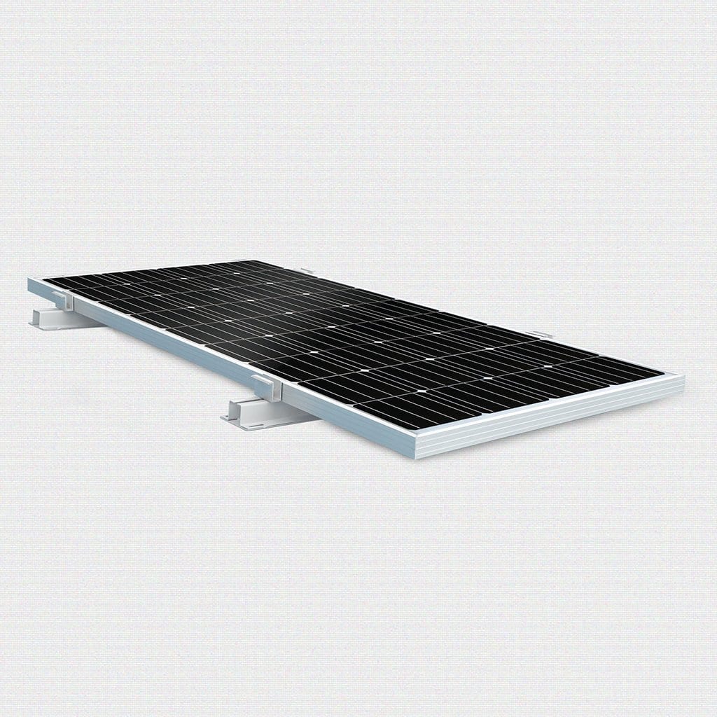 Solartek – 4 panel stand for factory tin shed 180 – 600 watts