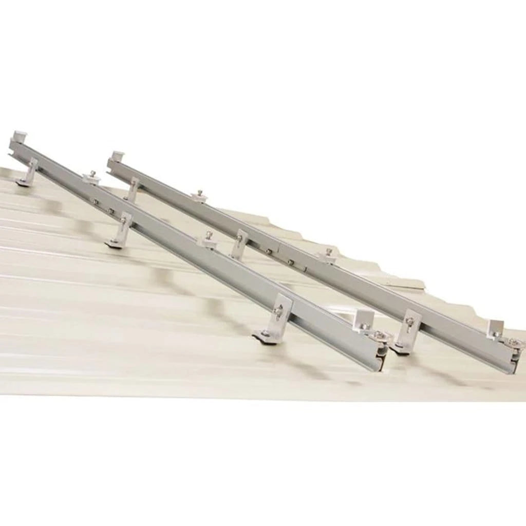 Solartek – 4 panel stand for factory tin shed 180 – 600 watts