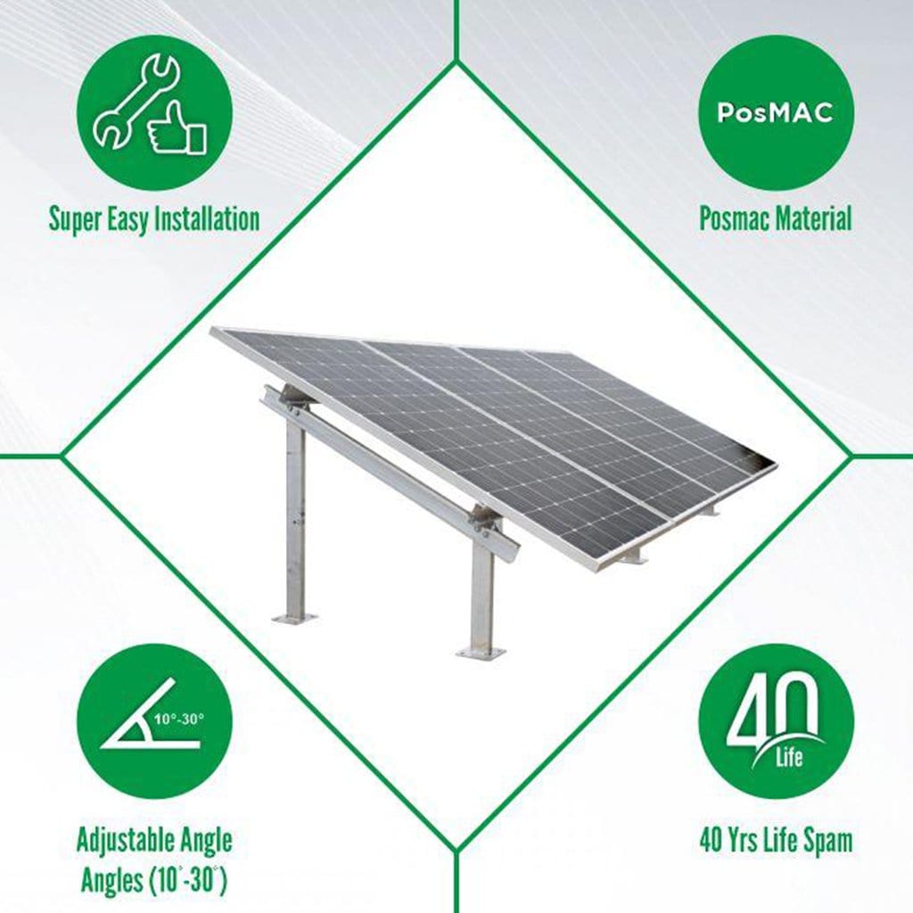 Solartek 4 Panel Stand (550- 600 watts)