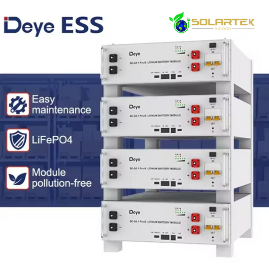 Deye LFP Battery 51.2V/100Ah with 5 years warranty/6000+Cycles, for Solar Appliances