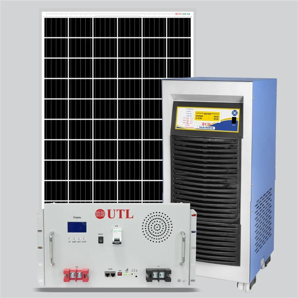 UTL 5kVA/48V Solar System with 540 Watt Solar Panel, 48V/100Ah Lithium Battery