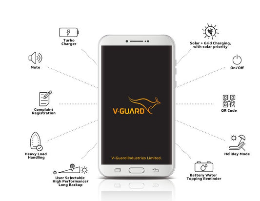 V-Guard 4750VA/48V Off Grid Inverter with remote monitoring 2 Years Warranty