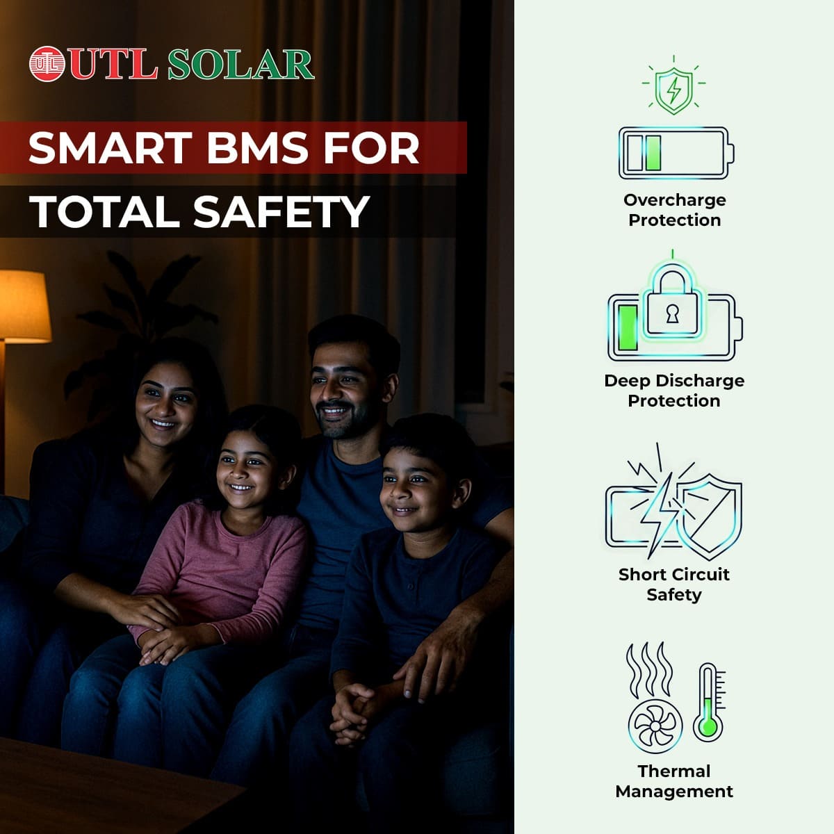 UTL 51.2V/100AH Lithium Battery | ULIBES-51.2V100AH-LP100-PM 5 Years Warranty