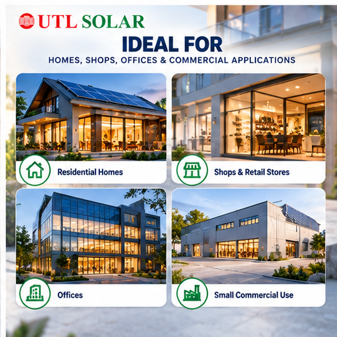UTL 6 kVA High Frequency Single Phase Solar Hybrid Inverter 5 Years Warranty