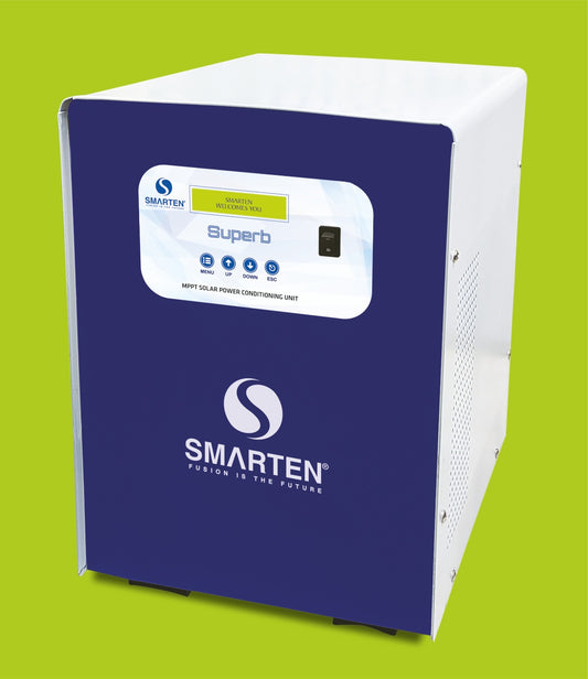 Smarten superb 3075 mppt 24 volt off grid hybrid inverter.