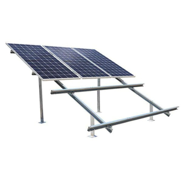 Solartek 2 row Design 6 Panel Stand (550-600 watt) 5 Years Warranty