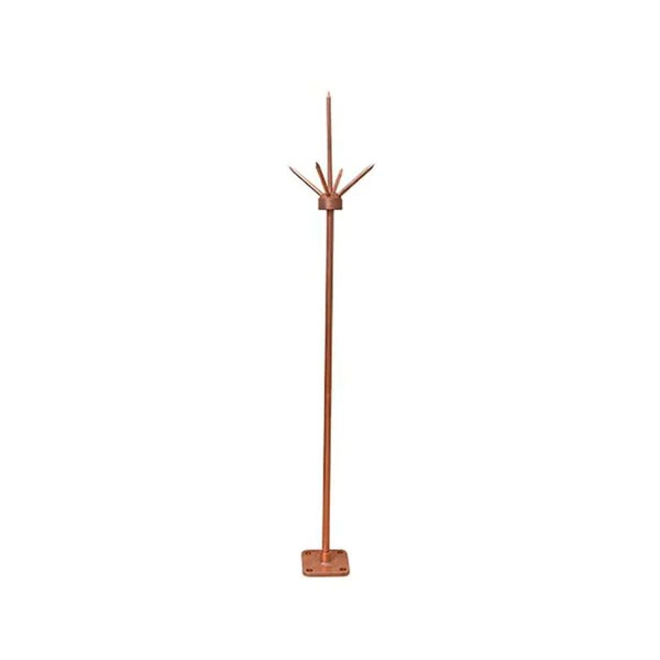 Solartek Complete Copper Lightning Arrester with Earthing Rod & Chemical Bag