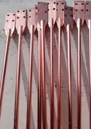 Solartek Complete Copper Lightning Arrester with Earthing Rod & Chemical Bag