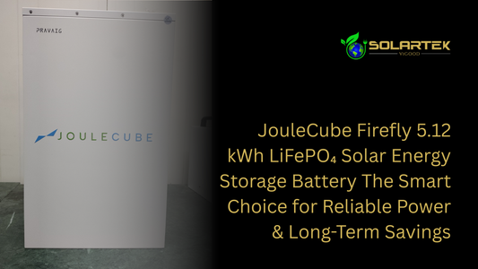 JouleCube Firefly 5.12 kWh LiFePO₄ Solar Energy Storage Battery The Smart Choice for Reliable Power & Long-Term Savings