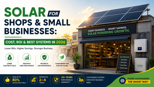 Solar for Shops & Small Businesses: Cost, ROI & Best Systems in 2026
