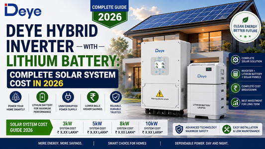 Deye Hybrid Inverter with Lithium Battery: Complete Solar System Cost in 2026