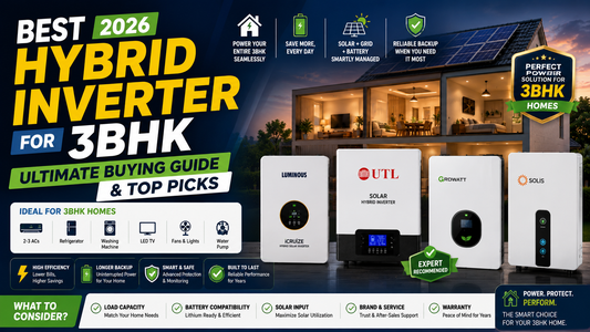 Best Hybrid Inverter for 3BHK 2026: Ultimate Buying Guide & Top Picks