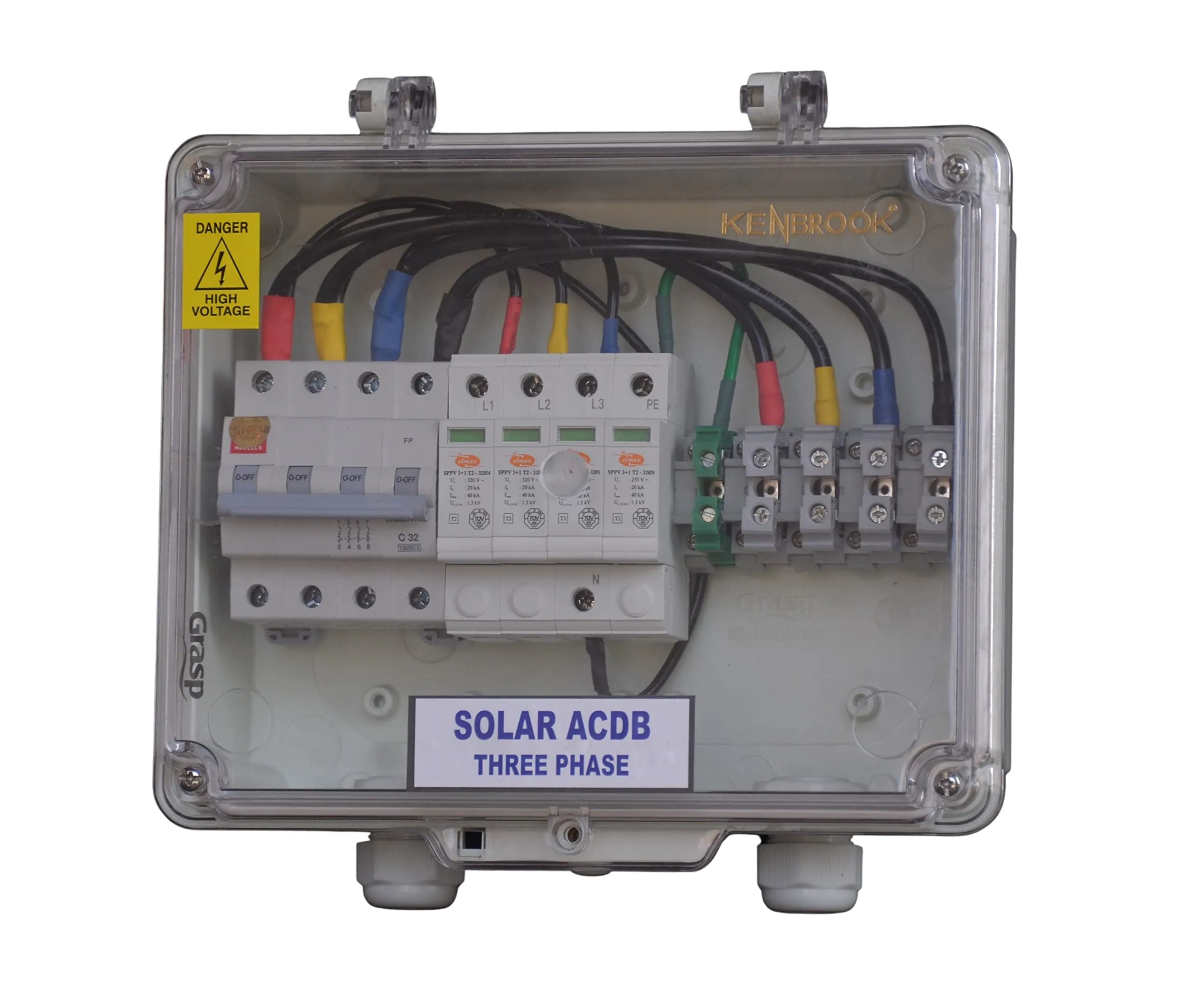 Solartek ACDB Three Phase 320V 32Amp (AC Distribution Box) – VIGOOD ...