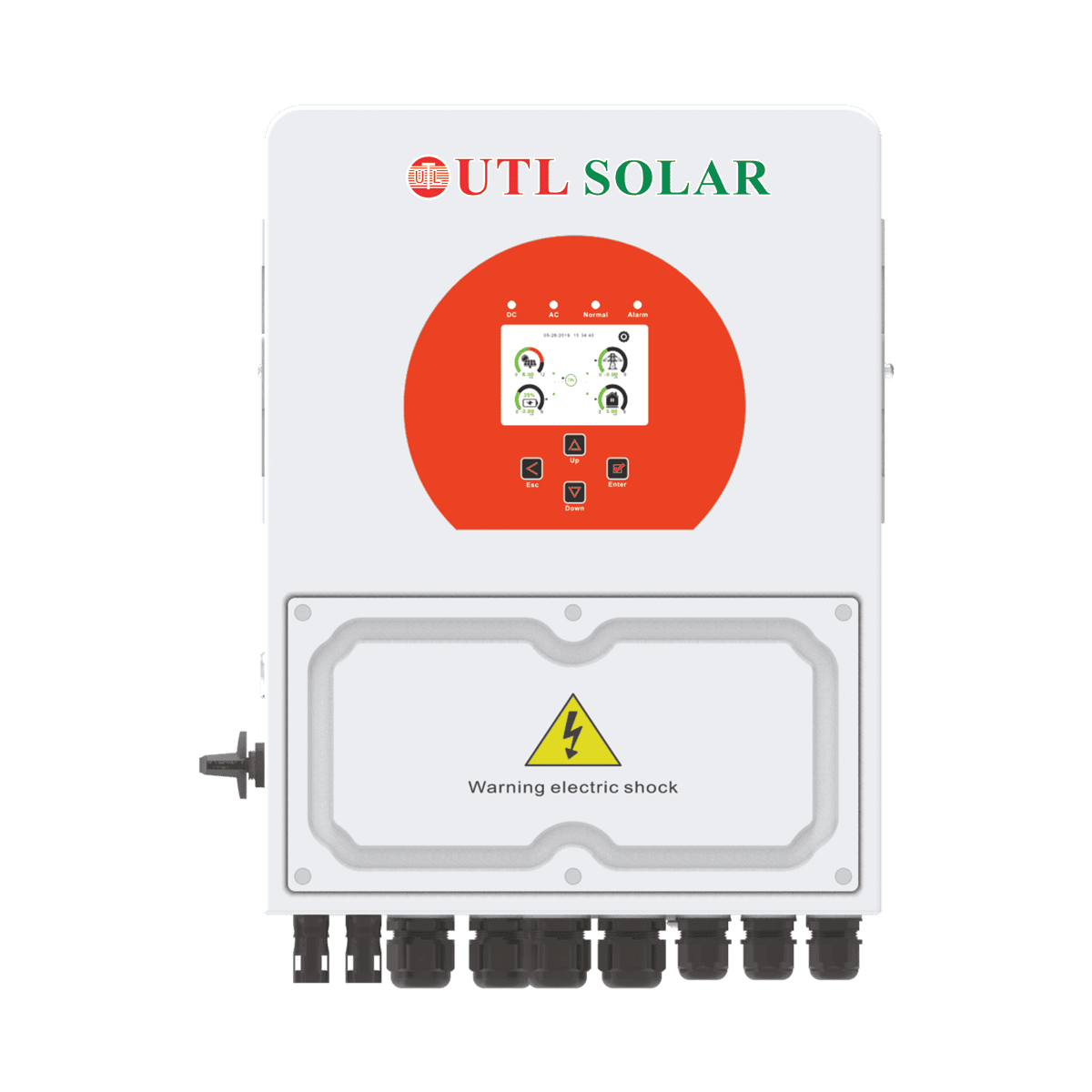 UTL 6 kVA High Frequency Single Phase Solar Hybrid Inverter 5 Years Warranty
