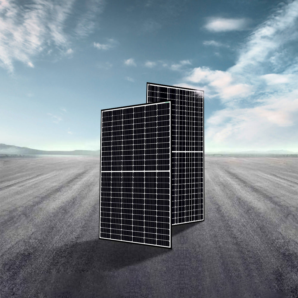 Loom Solar Mono PERC Half-Cut Shark 550 Wp Bifacial, 144 Solar Cells PV Module (Pack of 2)
