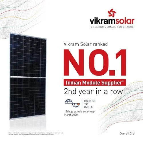 Vikram 545 Watt Mono Perc Half Cut Solar Panel