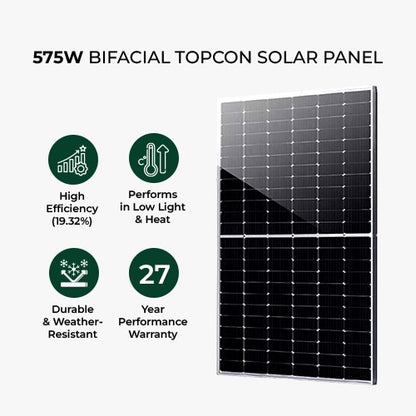 UTL 5kW/48V Hybrid Solar Panel System with 150AH Tubular Battery 5 Years Warranty