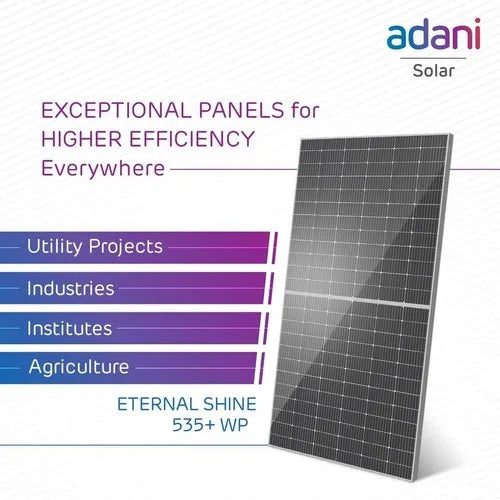 Adani 540 Watt Mono Perc Half Cut Solar Panel