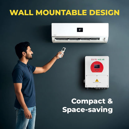 UTL 6 kVA High Frequency Single Phase Solar Hybrid Inverter 5 Years Warranty
