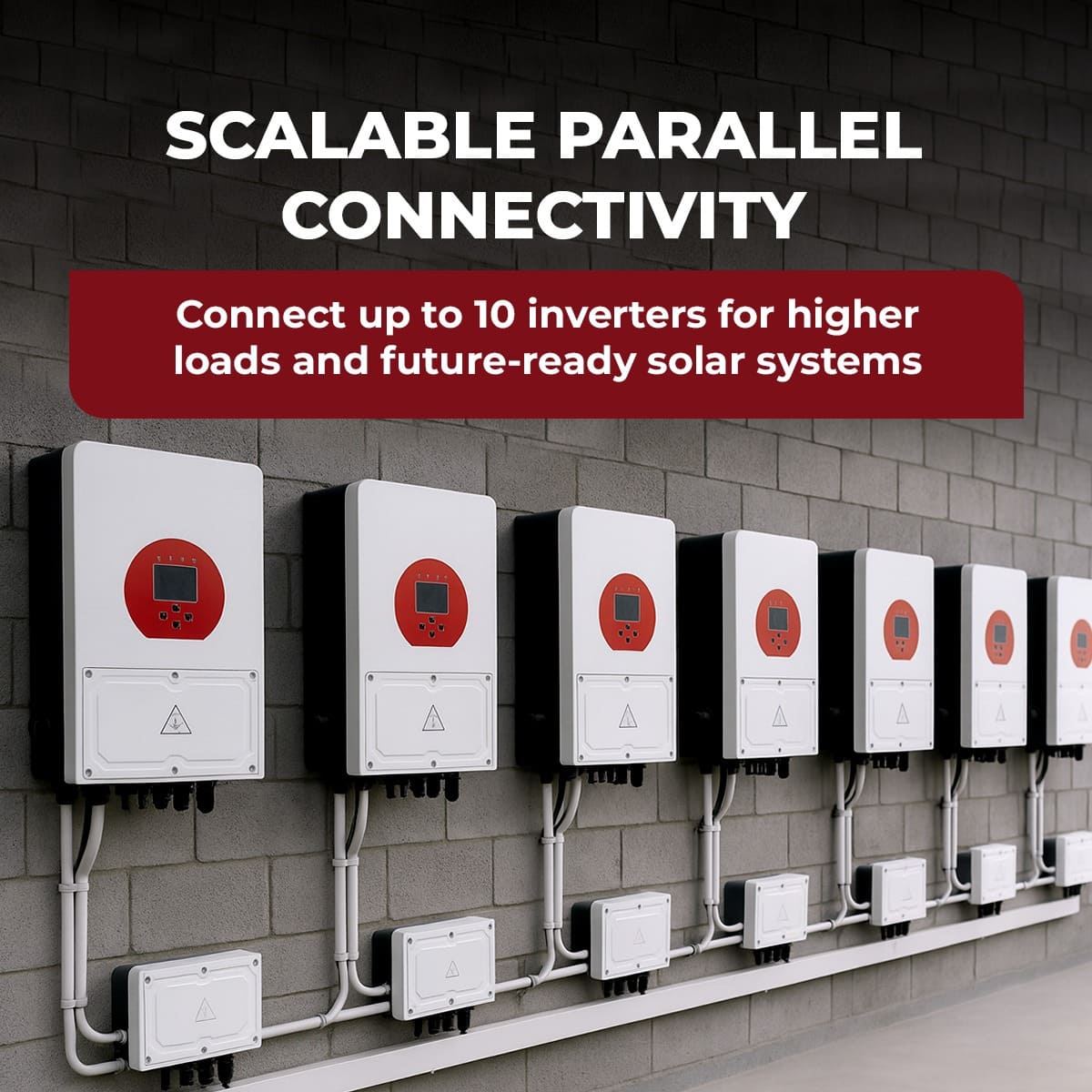 UTL 6 kVA High Frequency Single Phase Solar Hybrid Inverter 5 Years Warranty