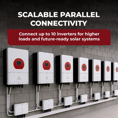 UTL 6 kVA High Frequency Single Phase Solar Hybrid Inverter 5 Years Warranty