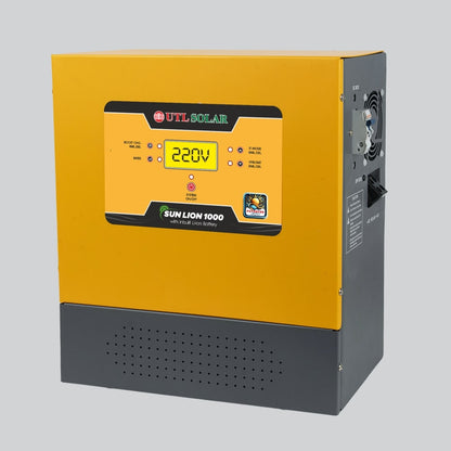 UTL SUN LION 1000 (with in-built Lithium battery) | Wall Mountable Solar Inverter